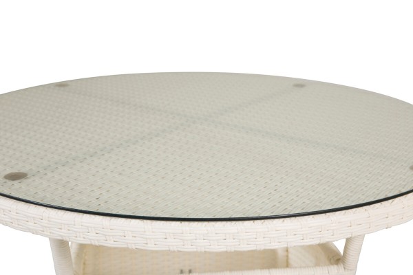Volta matbord Ø90 cm vit Venture Home