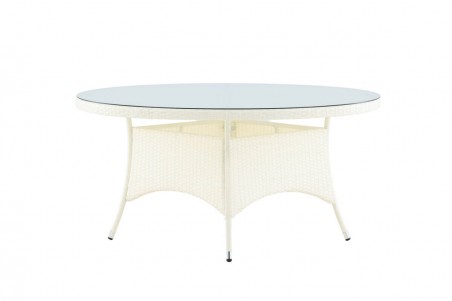 Volta matbord Ø150 cm vit Venture Home