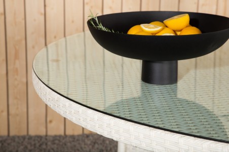 Volta matbord Ø150 cm vit Venture Home