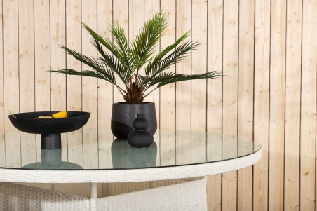 Volta matbord Ø150 cm vit Venture Home