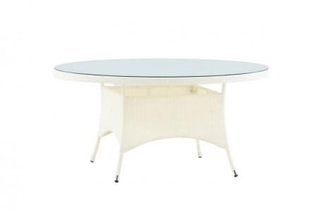 Volta matbord Ø150 cm vit Venture Home