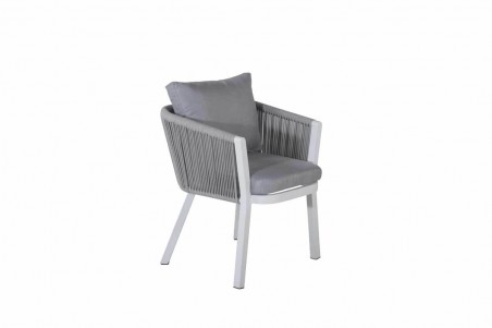 Virya matstol 2-pack vit/grå Venture Home