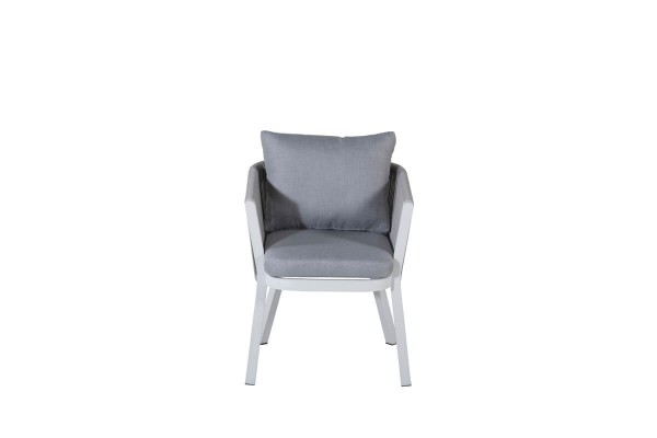 Virya matstol 2-pack vit/grå Venture Home