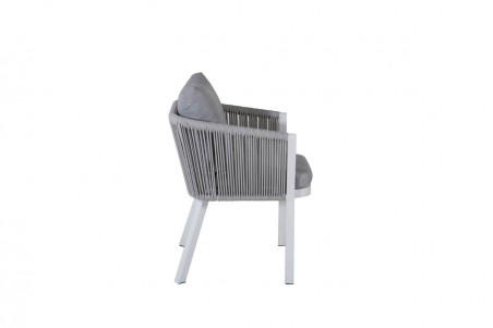 Virya matstol 2-pack vit/grå Venture Home