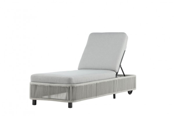 Virya solsäng grå/svart Venture Home