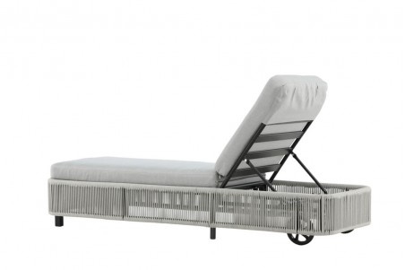 Virya solsäng grå/svart Venture Home