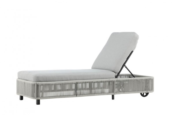 Virya solsäng grå/svart Venture Home