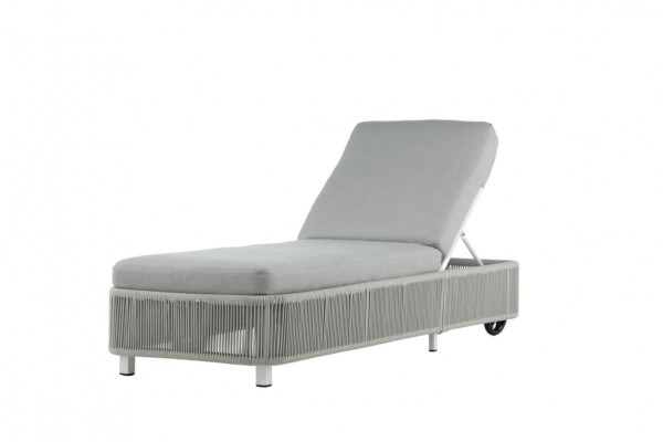 Virya solsäng grå/vit Venture Home