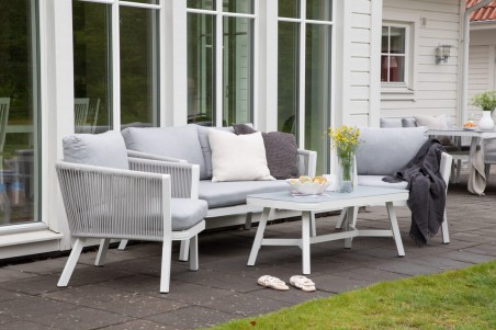 Virya soffgrupp vit/grå Venture Home