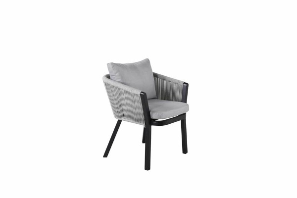 Virya matstol 2-pack svart/grå Venture Home