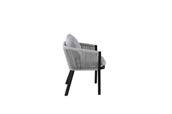 Virya matstol 2-pack svart/grå Venture Home