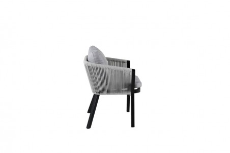 Virya matstol 2-pack svart/grå Venture Home