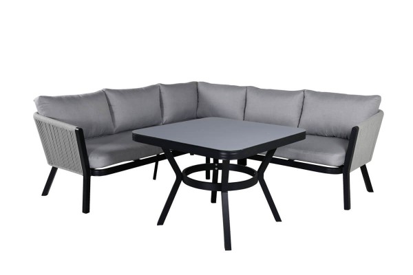 Virya hörngrupp svart/grå Venture Home