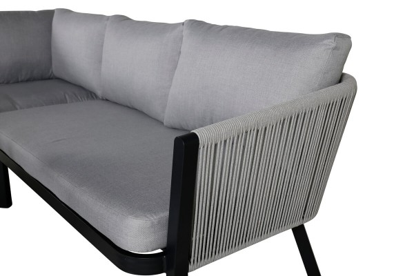 Virya hörngrupp svart/grå Venture Home