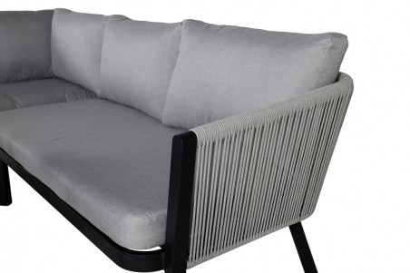 Virya hörngrupp svart/grå Venture Home