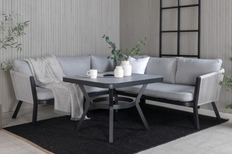 Virya hörngrupp svart/grå Venture Home