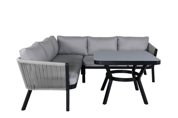 Virya hörngrupp svart/grå Venture Home