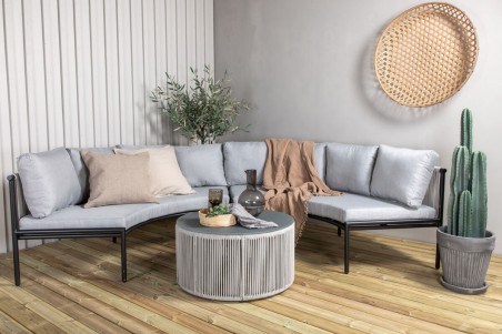 Virya hörngrupp grå Venture Home