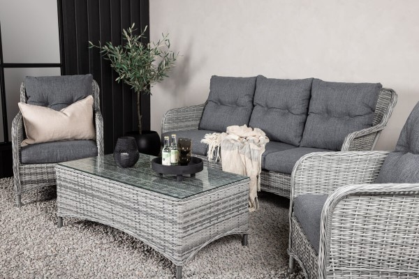 Vikelund soffgrupp grå Venture Home