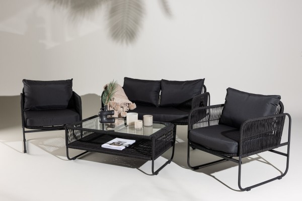 Utah soffgrupp svart Venture Home
