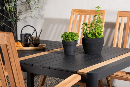 Togo & Kenya matgrupp svart/natur Venture Home