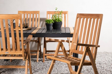 Togo & Kenya matgrupp svart/natur Venture Home