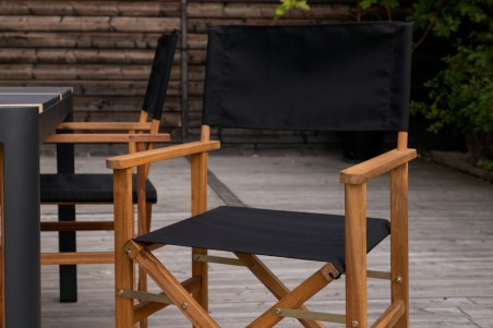 Togo & Marion matgrupp svart/natur Venture Home