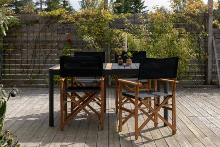 Togo & Marion matgrupp svart/natur Venture Home