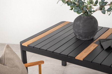 Togo matbord 150x90x75 cm svart Venture Home