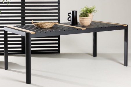 Togo matbord 200x100x75 cm svart Venture Home
