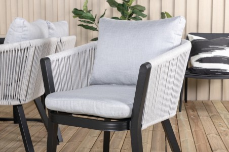 Texas & Virya matgrupp svart/grå Venture Home