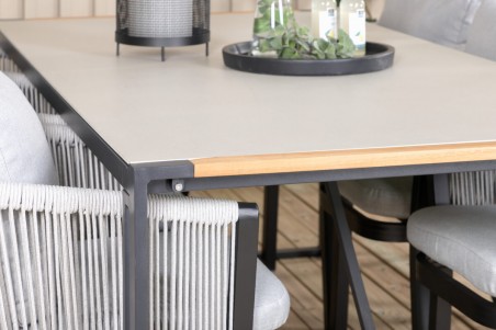 Texas & Virya matgrupp svart/grå Venture Home