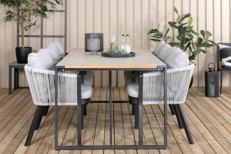 Texas & Virya matgrupp svart/grå Venture Home