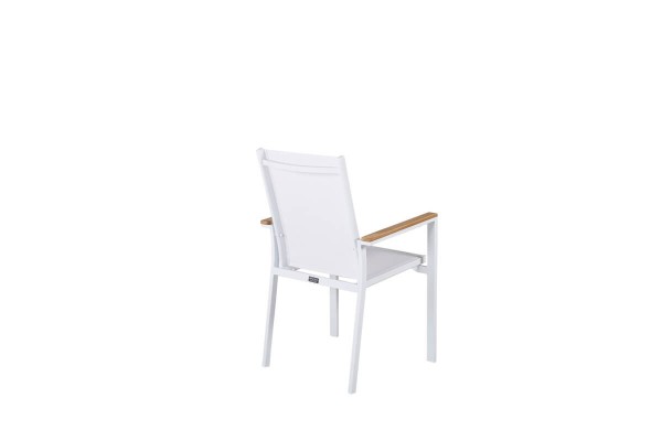Texas matstol 2-pack vit Venture Home