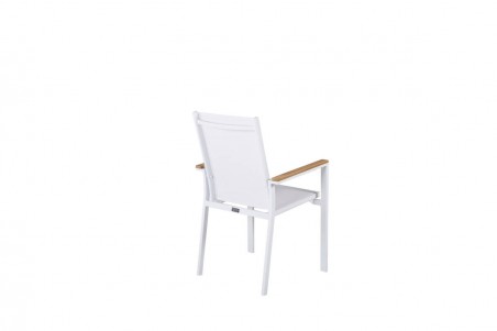 Texas matstol 2-pack vit Venture Home