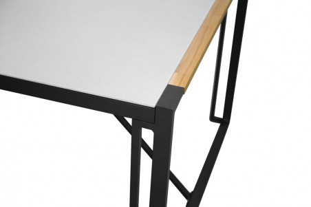 Texas matbord 200x100x75 cm svart/grå Venture Home