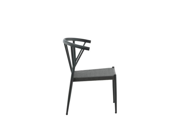 Stina matstol 6-pack svart Venture Home