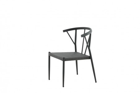 Stina matstol 6-pack svart Venture Home