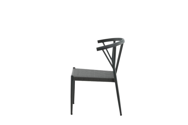 Stina matstol 6-pack svart Venture Home