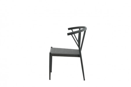 Stina matstol 6-pack svart Venture Home