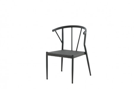 Stina matstol 6-pack svart Venture Home