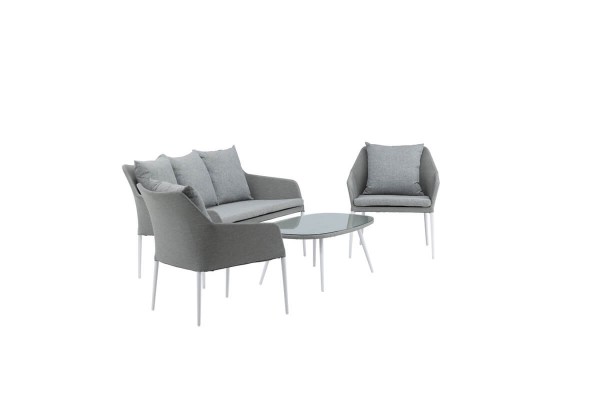Spoga soffgrupp grå/vit Venture Home