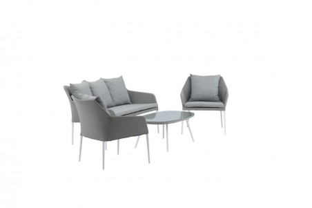 Spoga soffgrupp grå/vit Venture Home