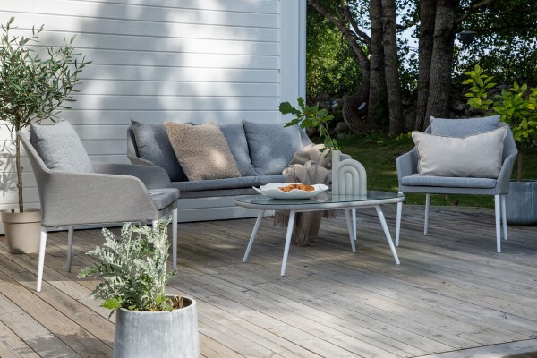 Spoga soffgrupp grå/vit Venture Home