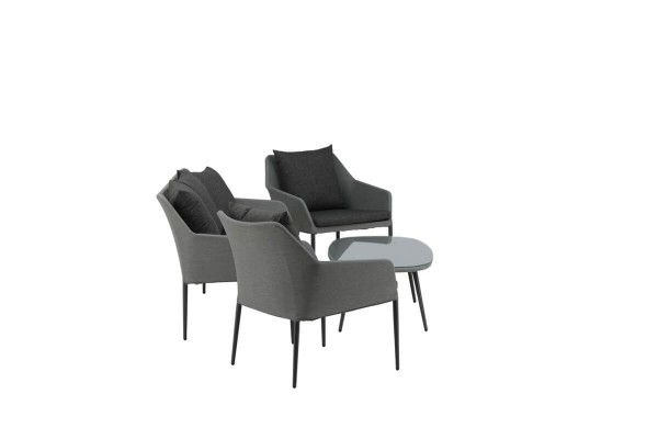 Spoga soffgrupp grå/svart Venture Home