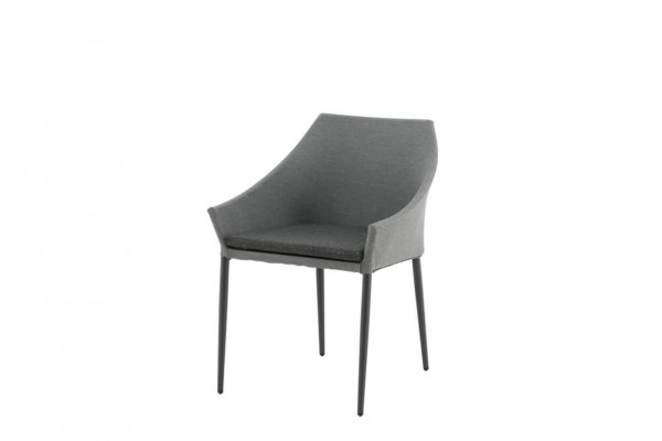Spoga matstol 2-pack grå/svart Venture Home