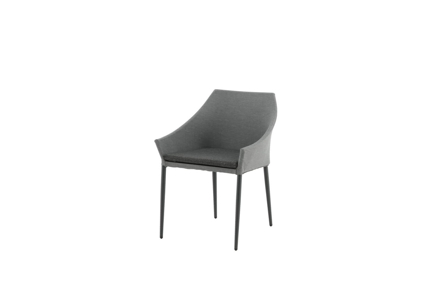Spoga matstol 2-pack grå/svart Venture Home