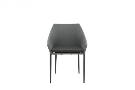 Spoga matstol 2-pack grå/svart Venture Home