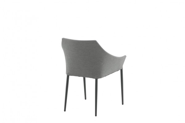 Spoga matstol 2-pack grå/svart Venture Home