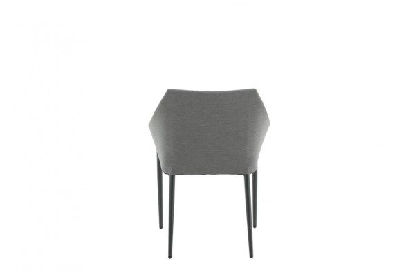 Spoga matstol 2-pack grå/svart Venture Home